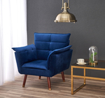 REZZO leisure chair, color: navy blue