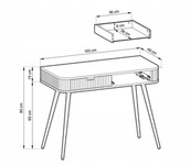 Tualetes galds Zova-C T103